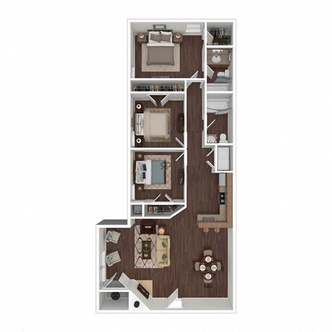 3Bed 2Bath at Southaven Pointe Apartments, Mississippi, 38671